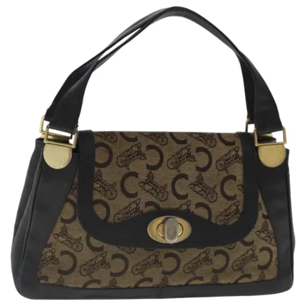 Celine Vintage Pre-owned Canvas celine-bags Beige Dames