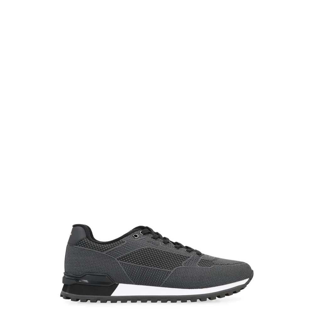 Hugo Running-Inspired Sneakers Heren Schoenen Grijs