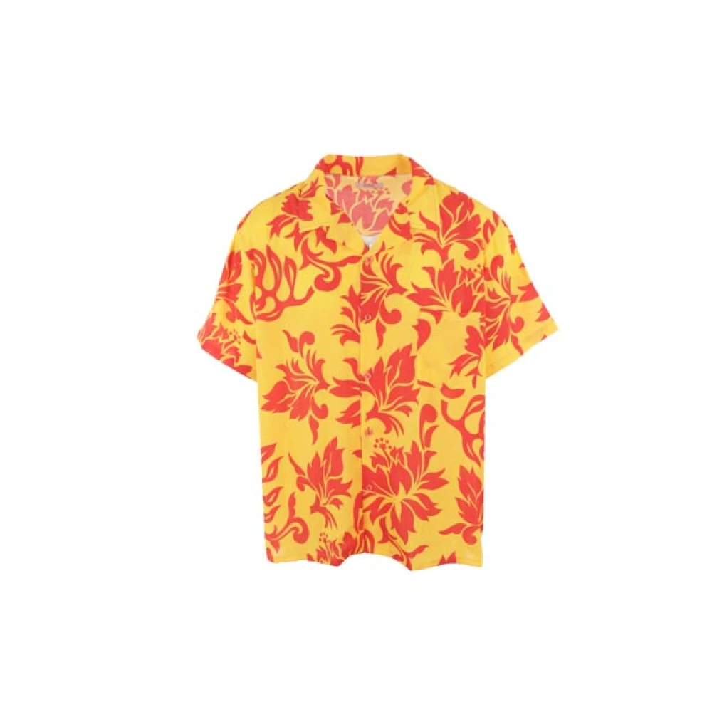 ERL Bowlingshirt met Tropische Bloemen Multicolor Heren