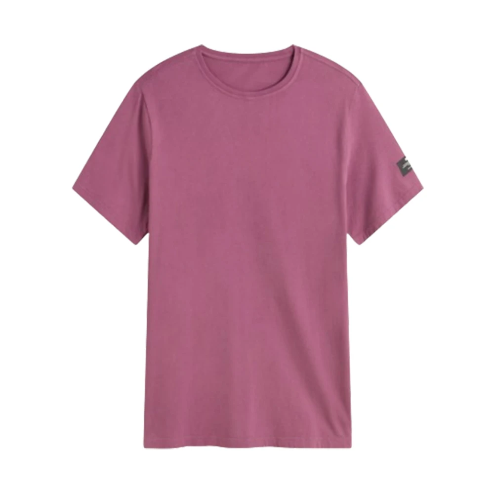 Ecoalf Vent T-shirt in Wijnrood Purple Heren
