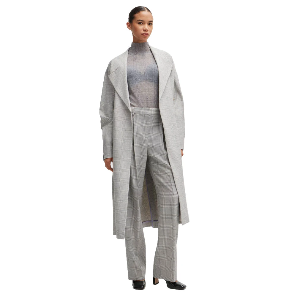 Hugo Boss Prince of Wales Broek Gray Dames