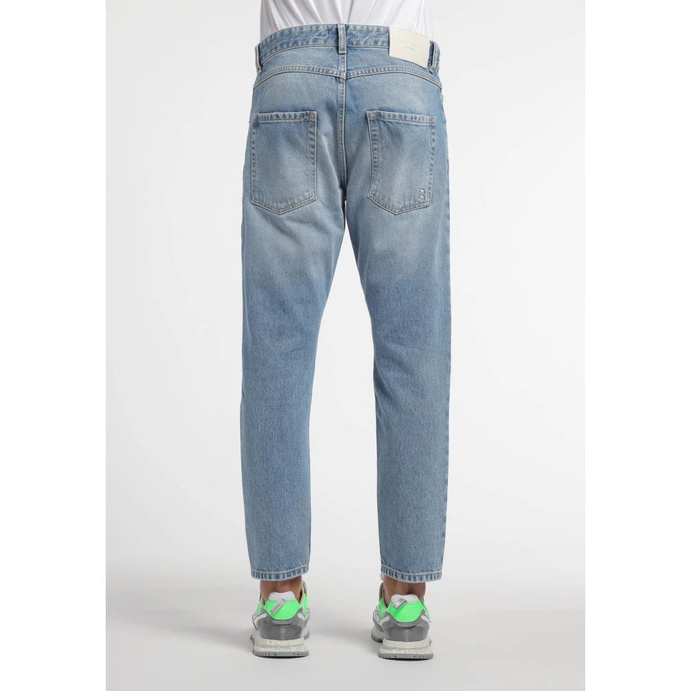Icon Denim Straight Jeans Blue Heren