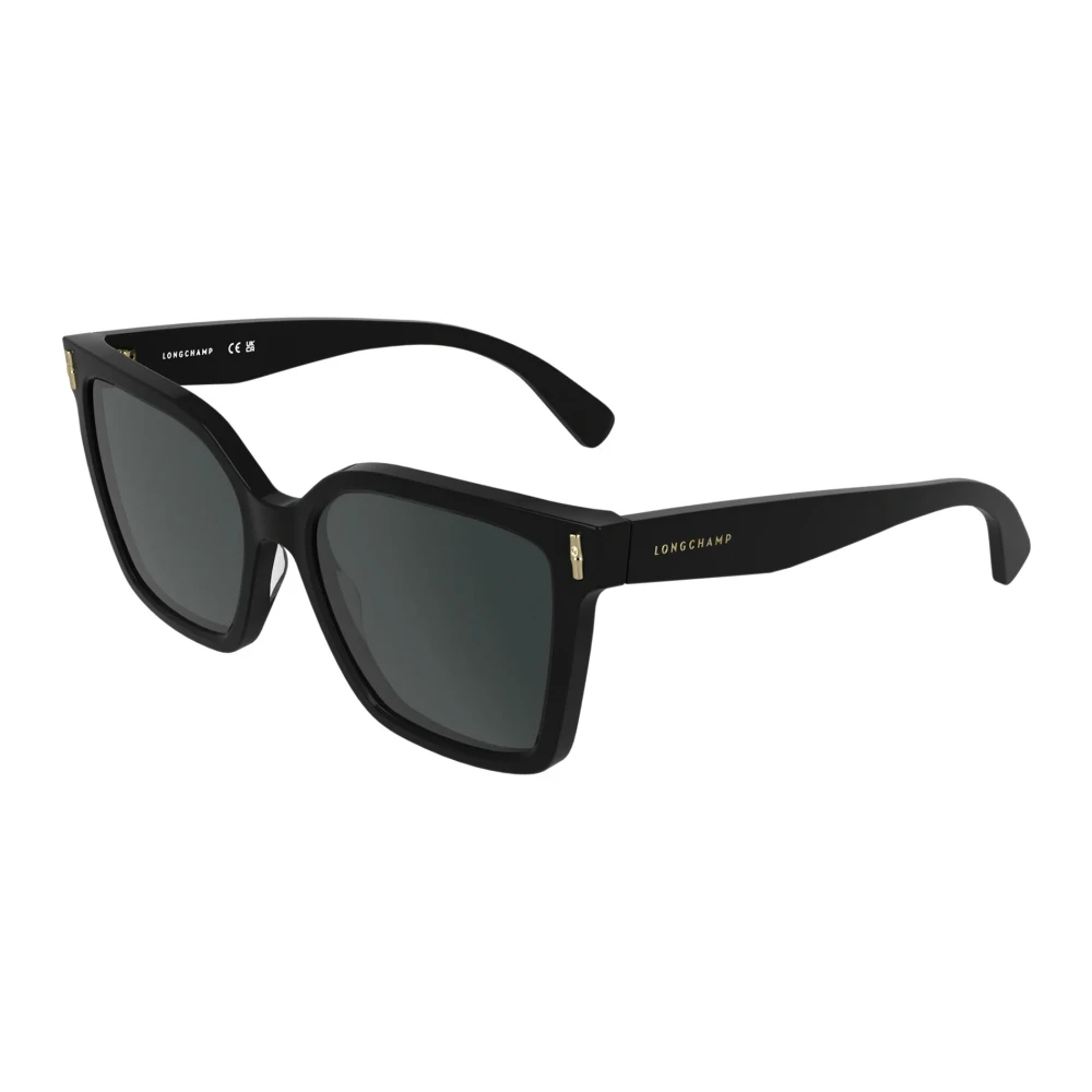 Longchamp Women's Black Sunglasses, 55 Mm, Rectangle Sunglasses