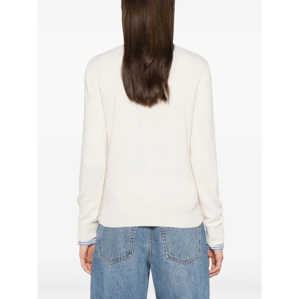 Saint Barth Crème Sweater Collectie Beige Dames