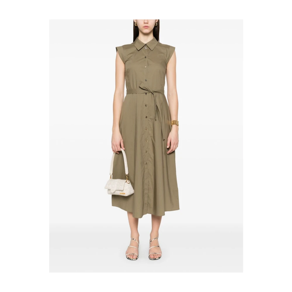 Liu Jo Militair Groene Jurk Green Dames