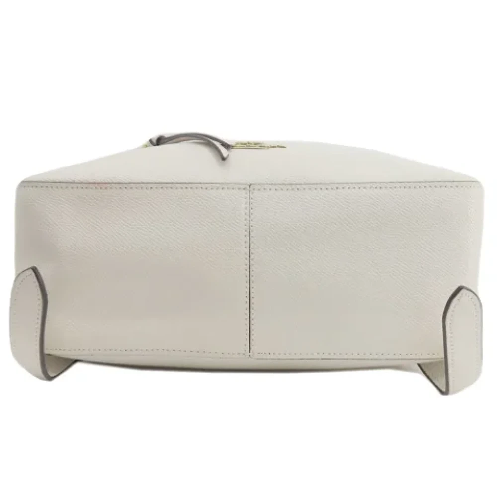 Coach Pre-owned Leather backpacks White Dames