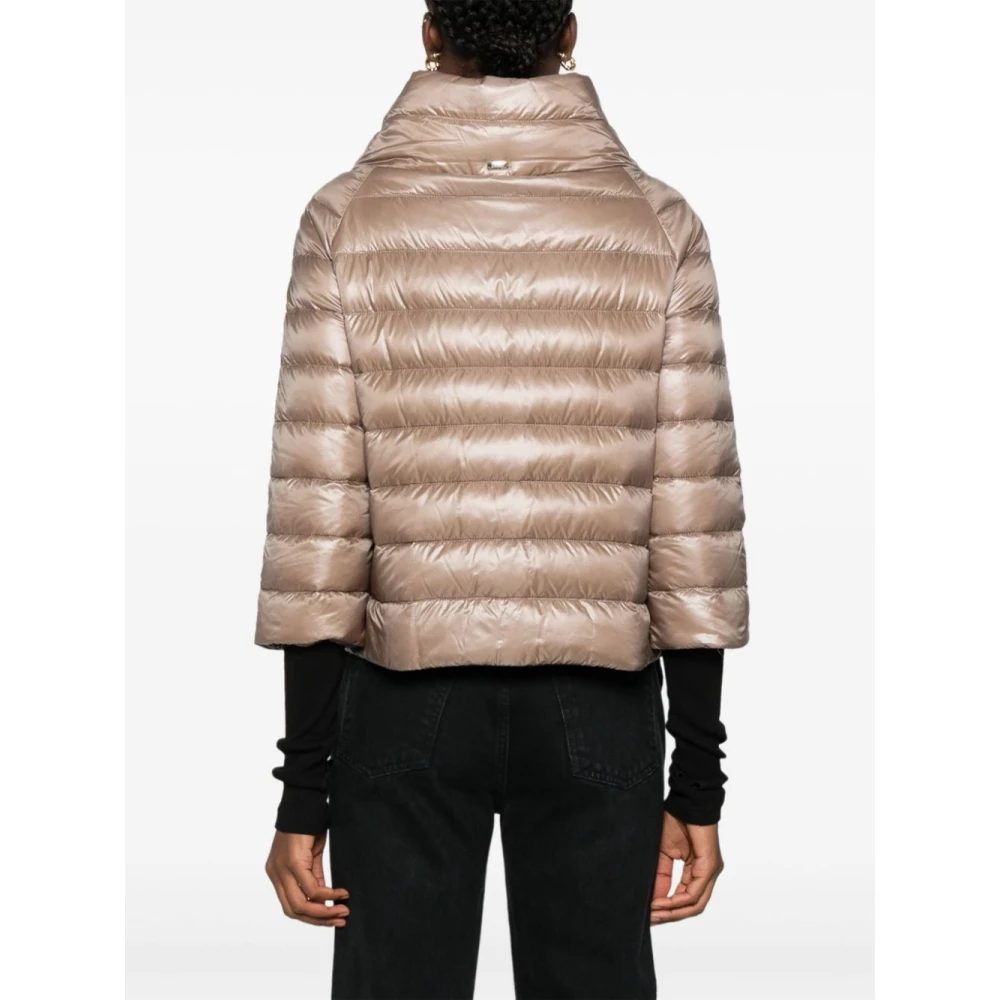 Herno Sofia Cape Jacket Beige Dames