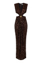 robe-longue-marron-chocolat-a-col-v