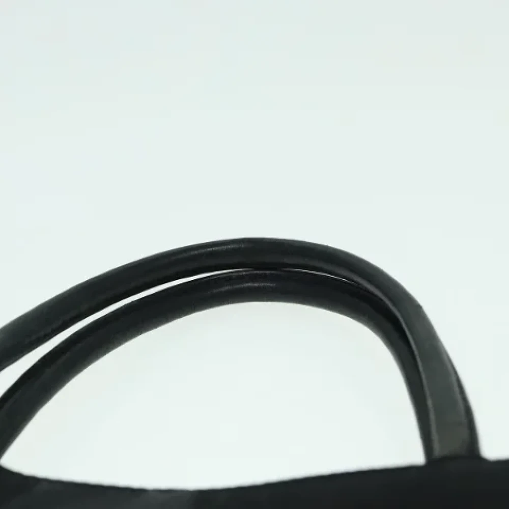Burberry Vintage Pre-owned Canvas handbags Black Dames