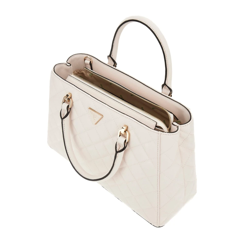 Guess Kuba Tri Compartiment Schoudertas Pink Dames