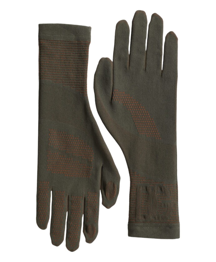 brown-cotton-stretch-wrist-length-gloves
