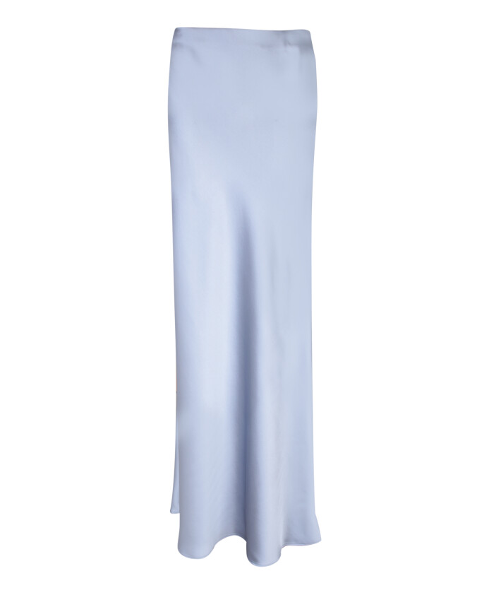 blue-satin-midi-skirt