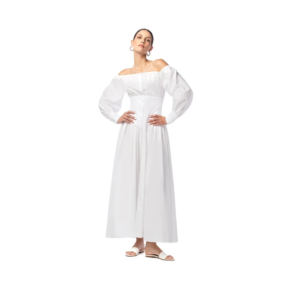 MVP wardrobe Port Grimaud Lange Jurk White Dames