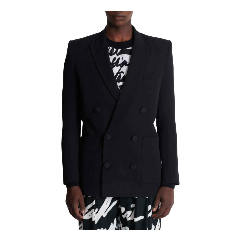 Balmain Grain de poudre blazer Black Heren