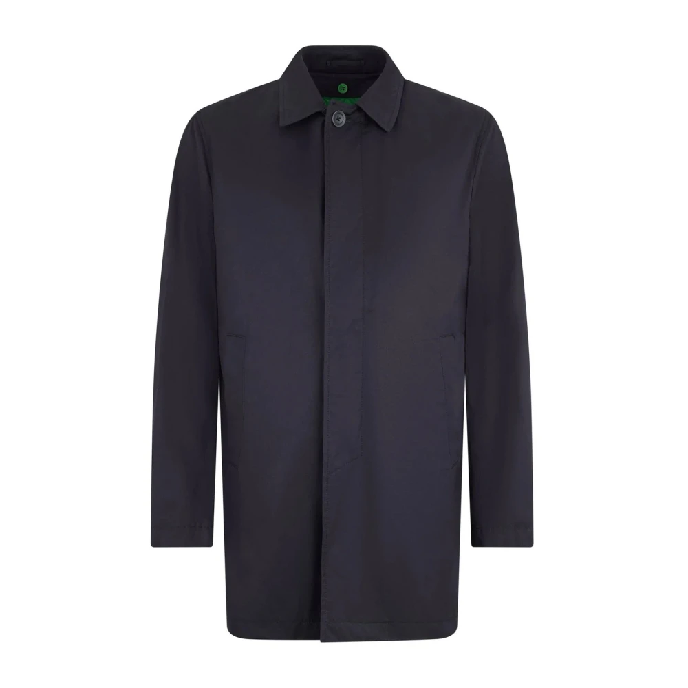 Herno Homme Noir Manteaux, Taille: Xl Manteau Croisé