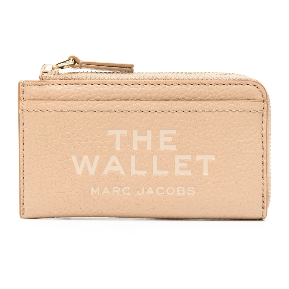 Marc Jacobs Women's Beige Wallets & Cardholders, One Size, The Leather Top Zip Multi Wallet