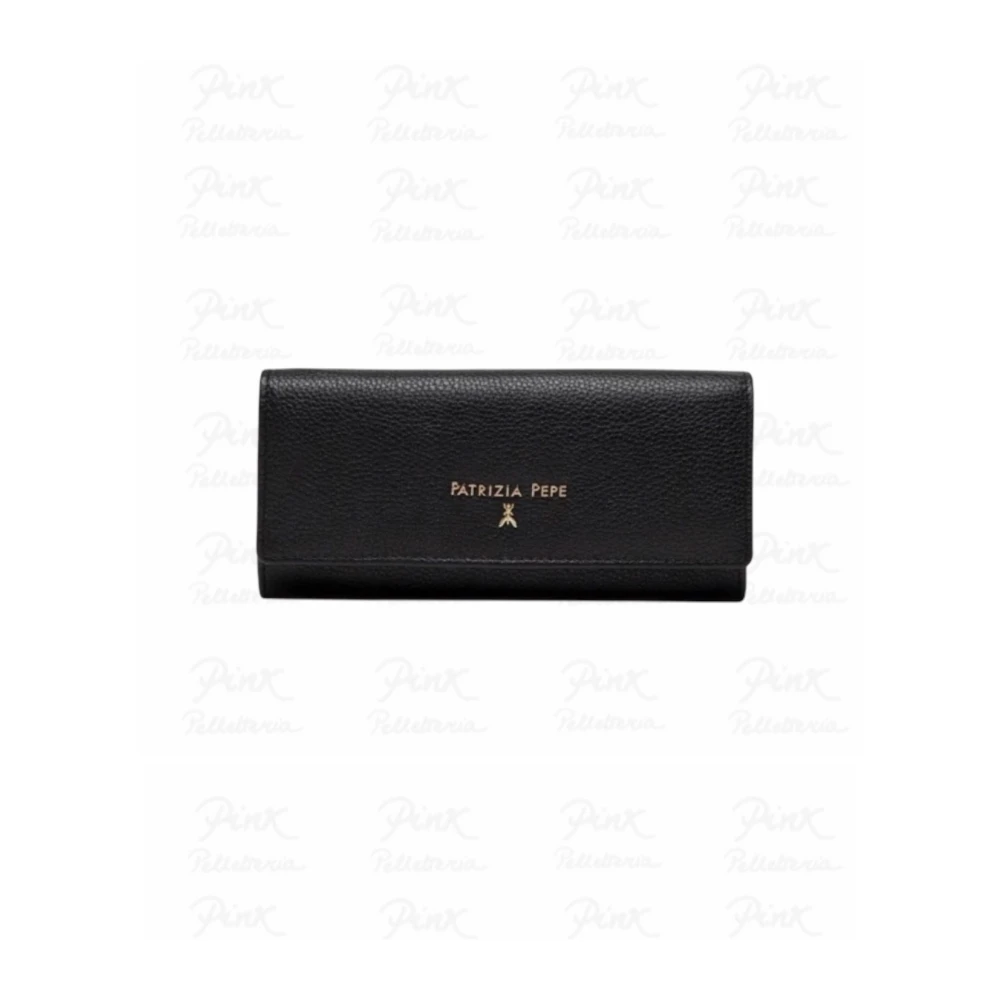 Patrizia Pepe Donna Nero - Lettering Portafoglio Grande - Accessories - One Size