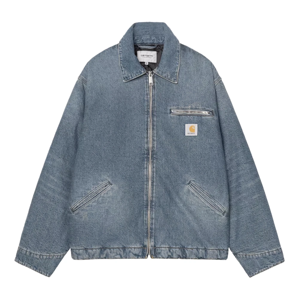 Carhartt Wip Men's Blue Og Detroit Jacket - Denim Jackets - S - Jackets