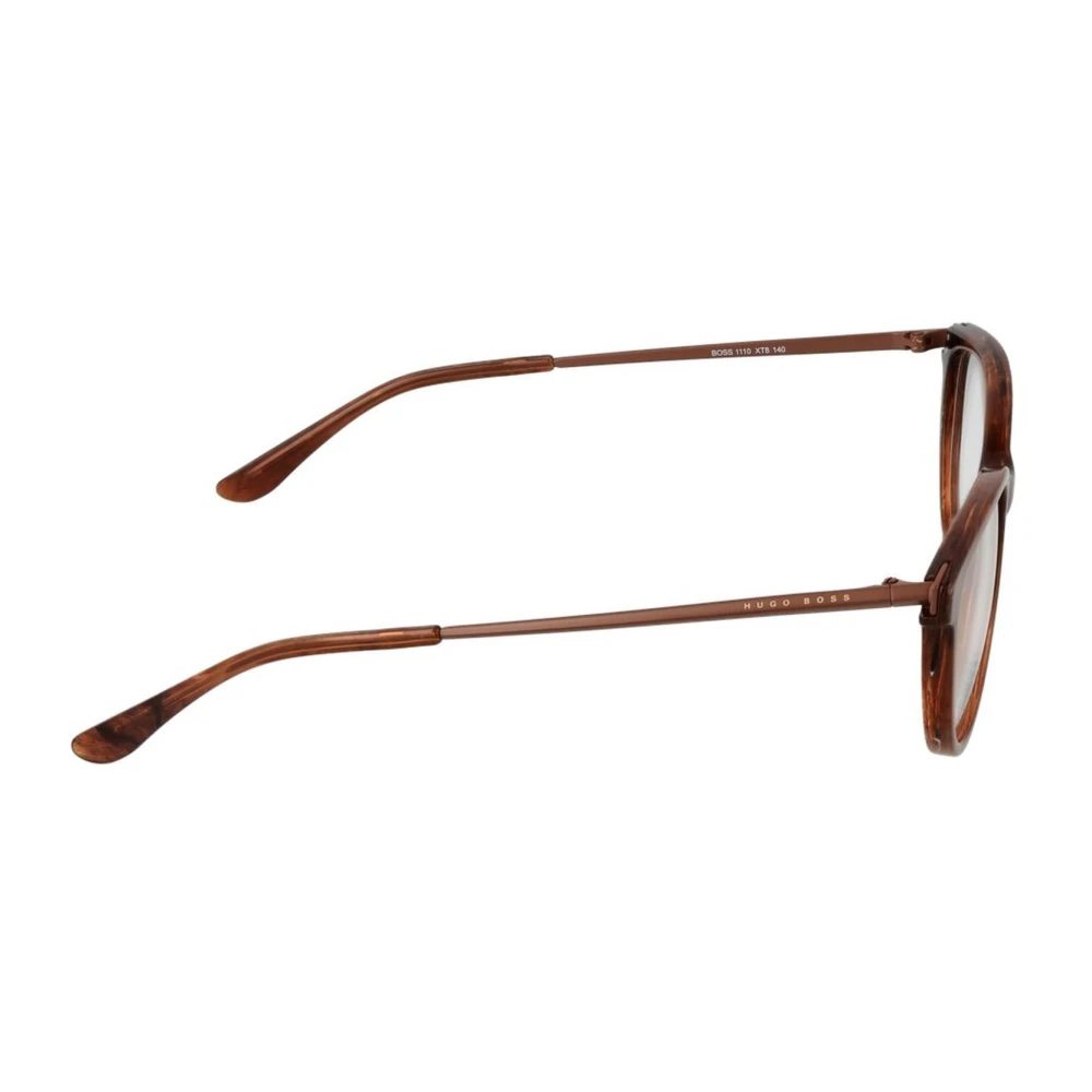 Hugo Boss Bruine Rechthoekige Optische Brillen met Etui Brown Dames