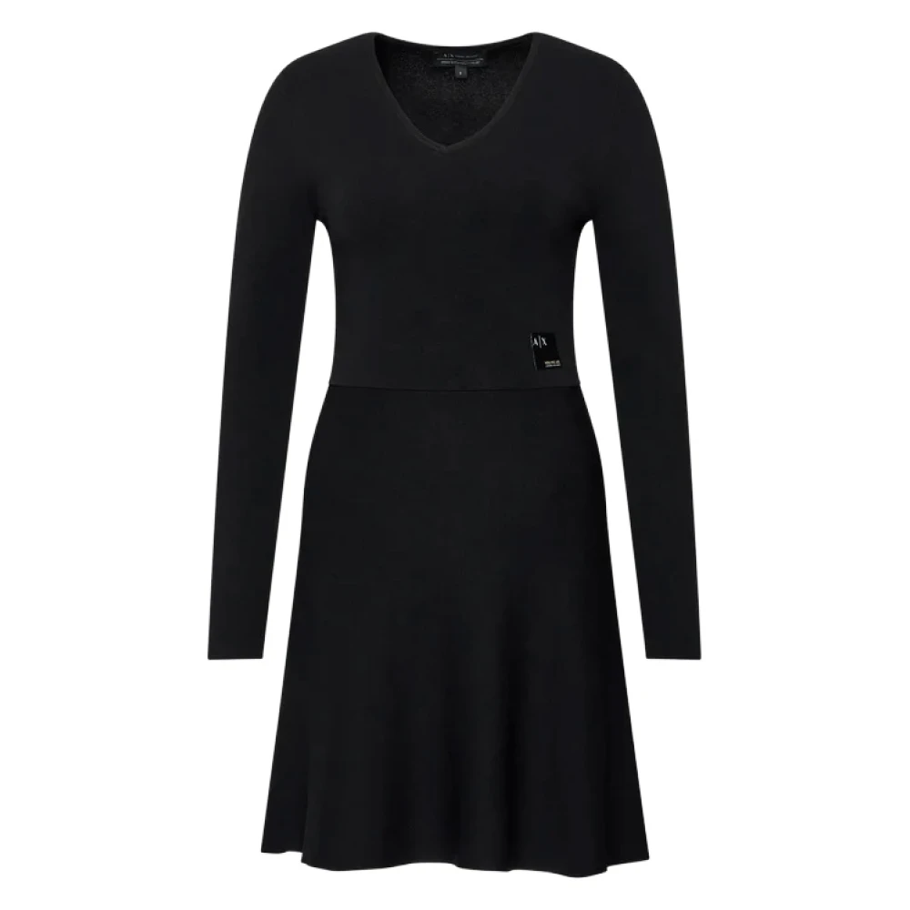 Armani Exchange Mujer Negro Vestidos, Talla: M