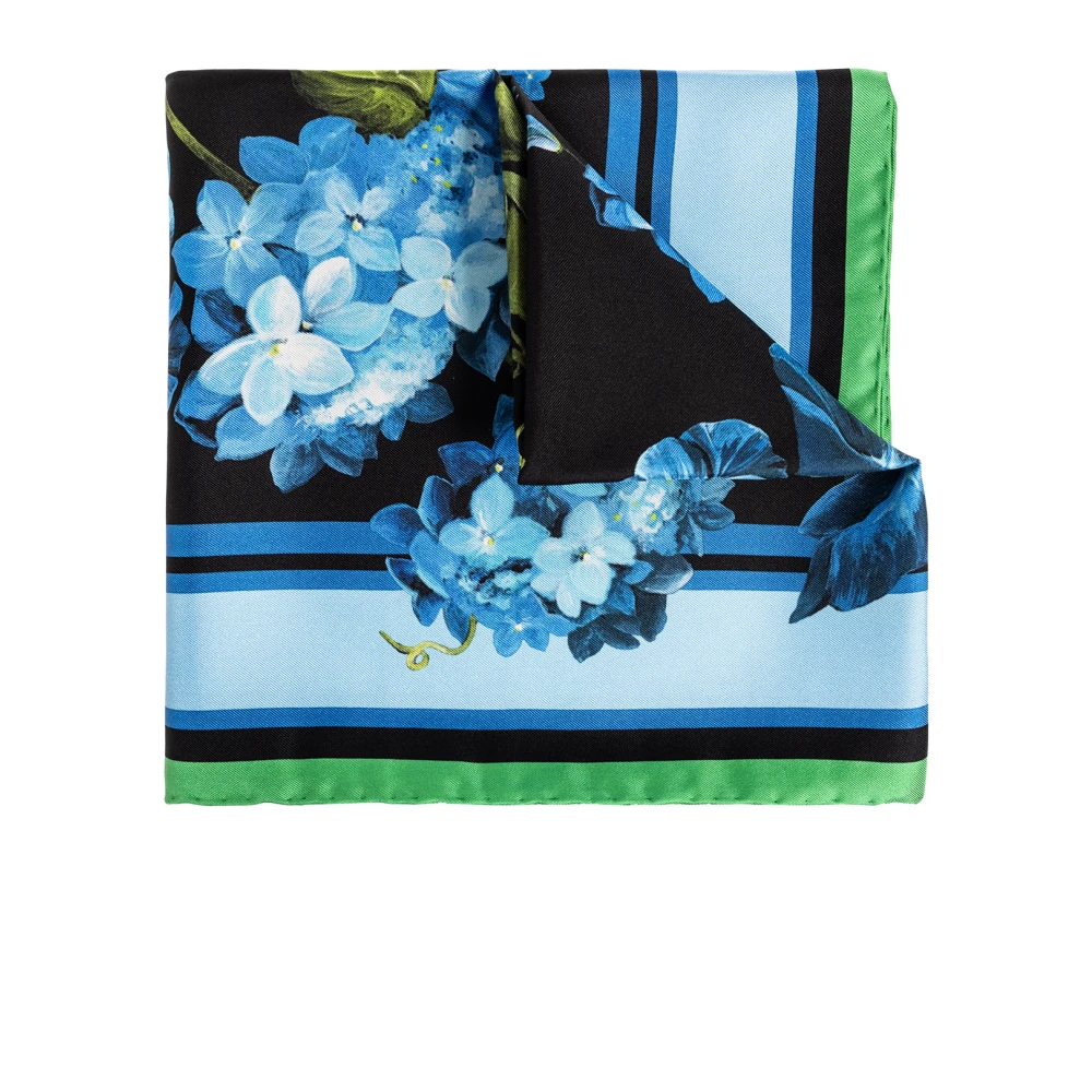 Dolce & Gabbana Zijden sjaal Blue Dames