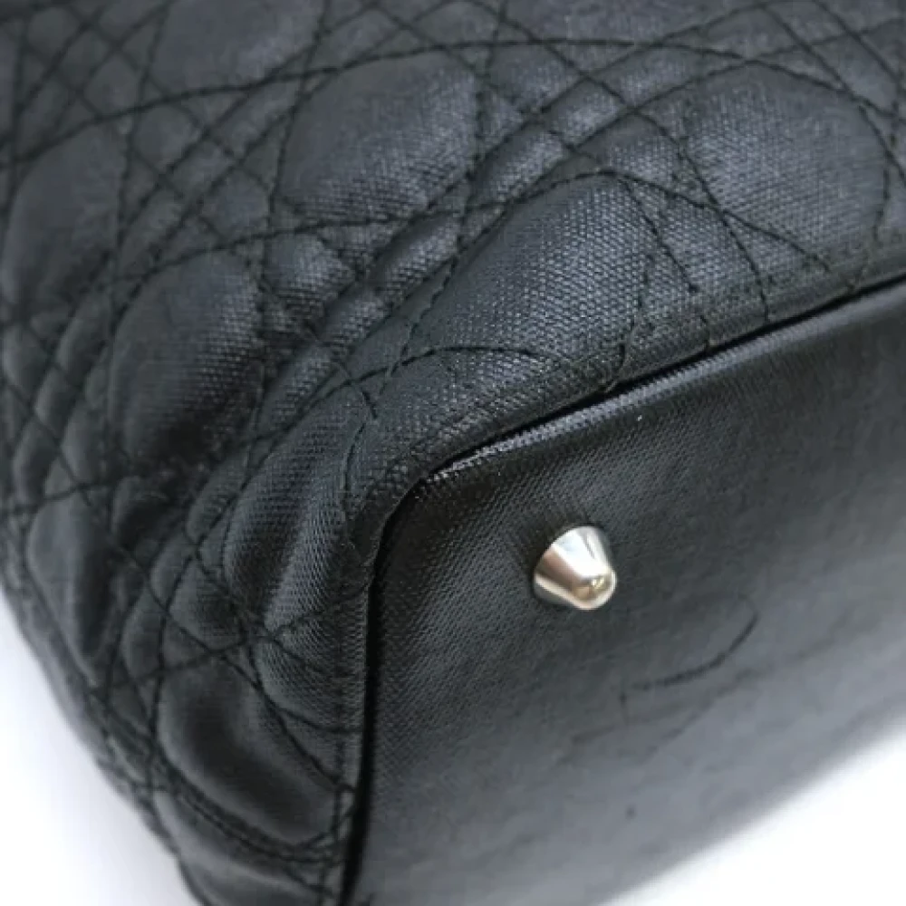 Dior Vintage Pre-owned Canvas totes Black Dames