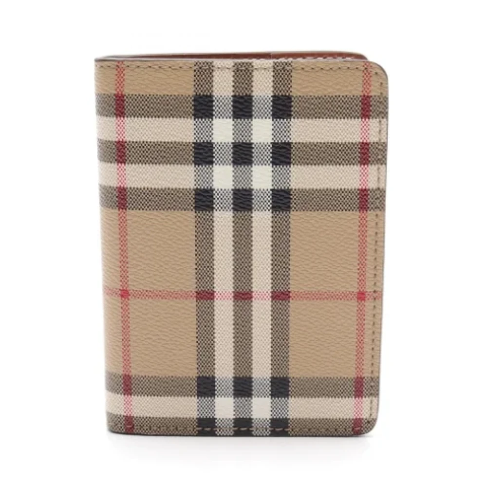Burberry Vintage Pre-owned Canvas wallets Beige Dames