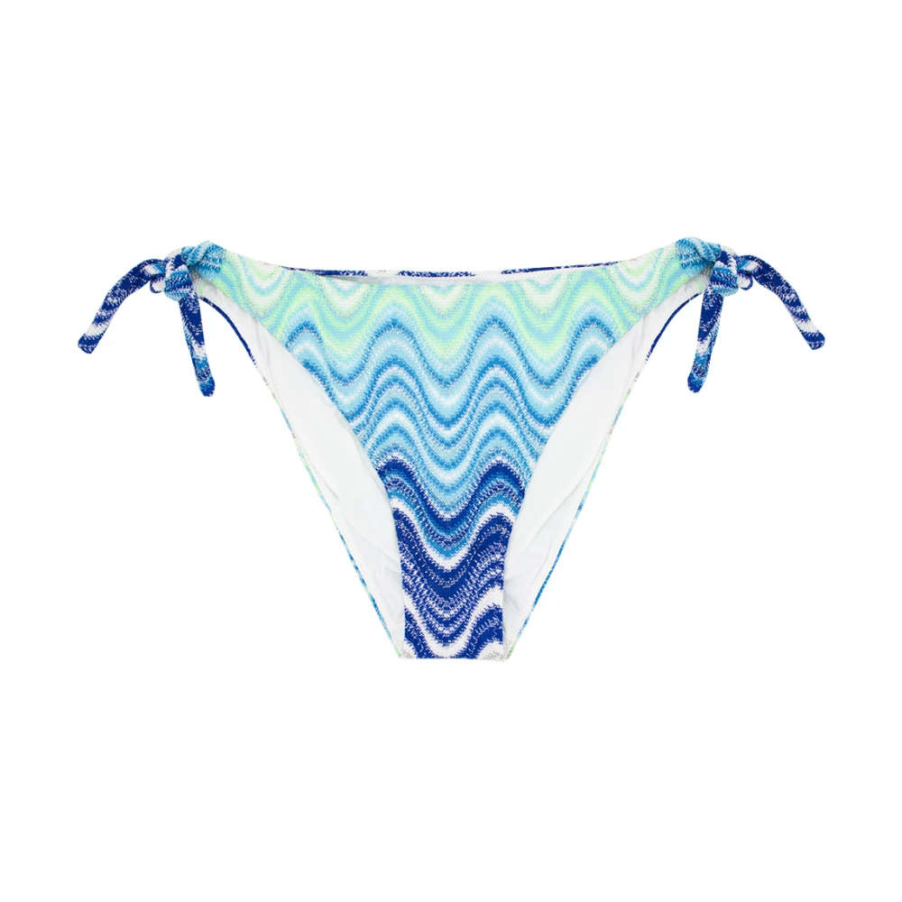 MC2 Saint Barth Verstelbare zijband bikini broekjes Blue Dames