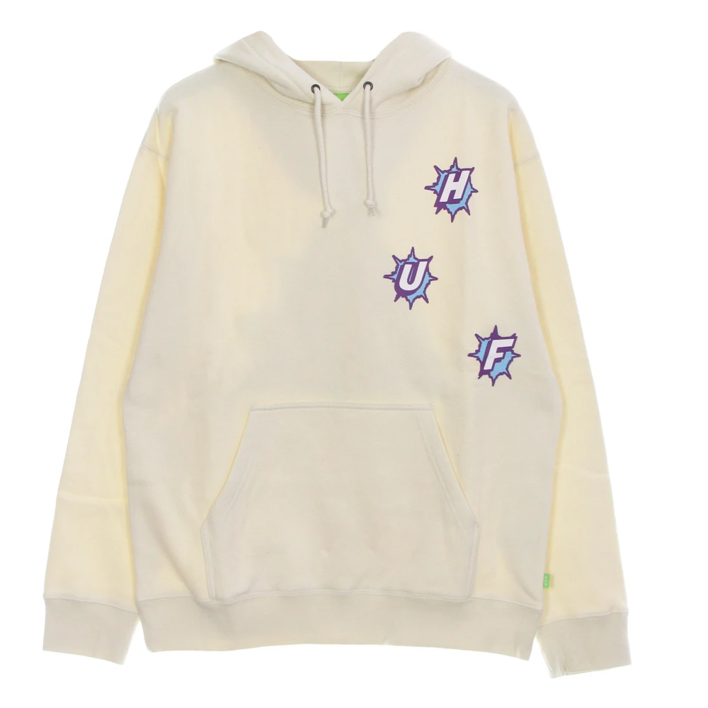 HUF Off White Heren Hoodie Lange Mouw White Heren