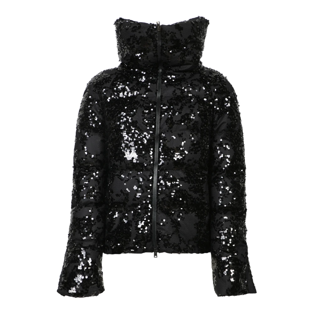 Herno Zwarte Donsjas Wintercollectie Black Dames