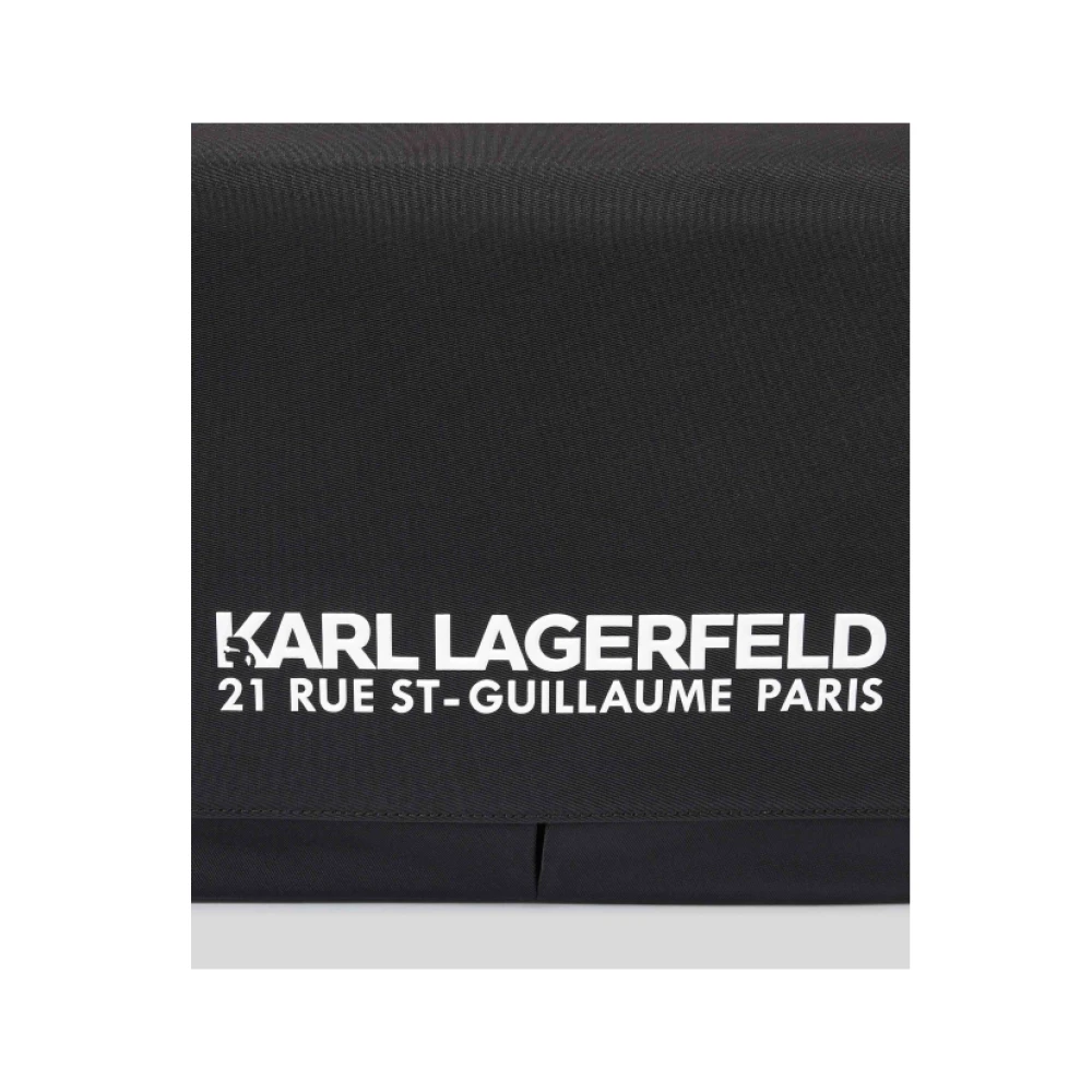Karl Lagerfeld Zwart TAS RUE St-Guillaume Black Heren