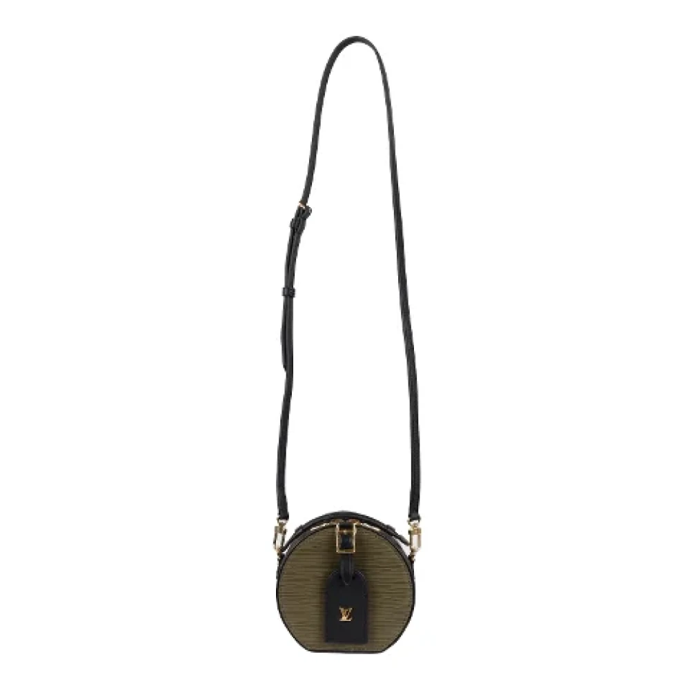 Louis Vuitton Vintage Pre-owned Leather louis-vuitton-bags Green Dames