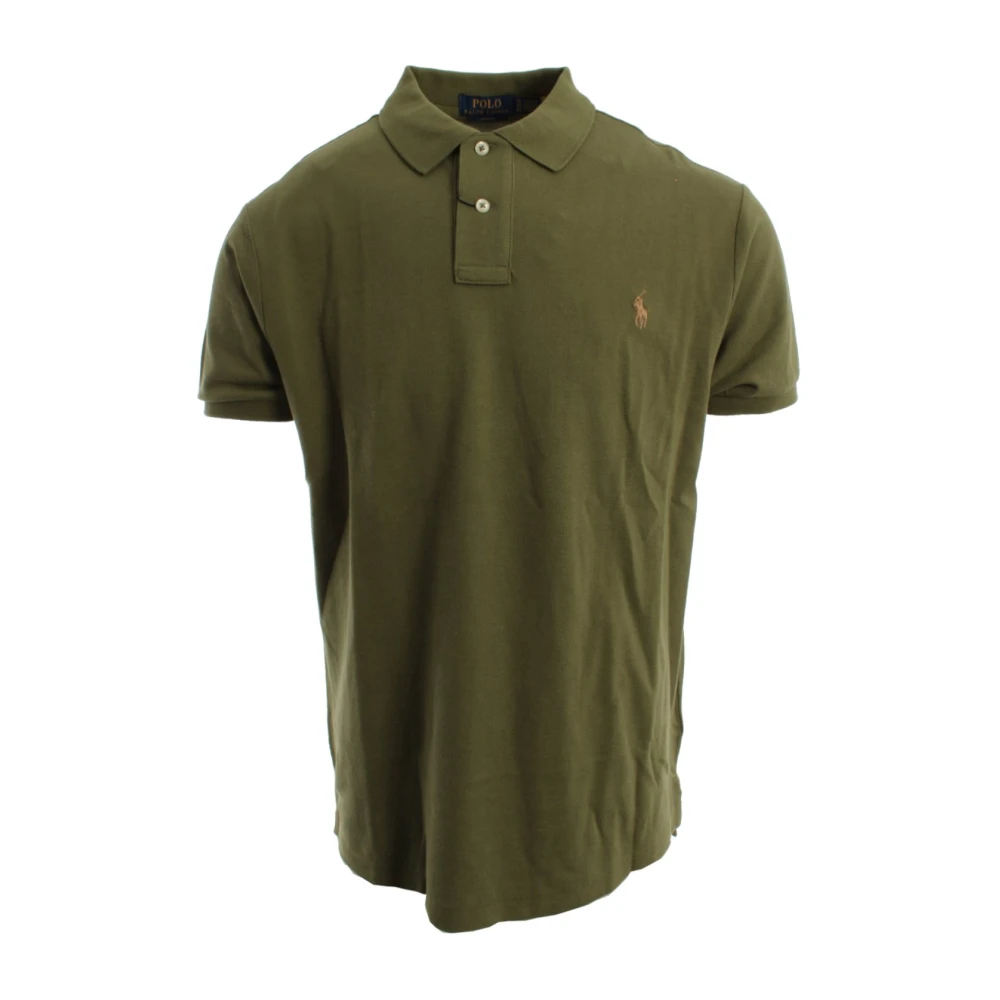 Ralph Lauren Men's Green Slim Fit Polo