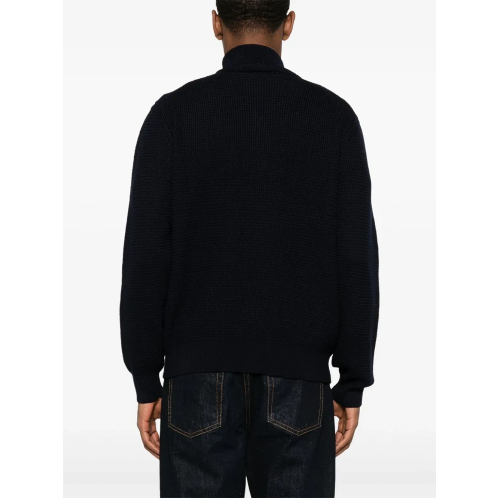 Canali Knitwear Blue Heren