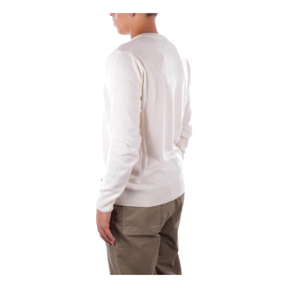 Saint Barth Crème hoodie met voorzaklogo Beige Heren