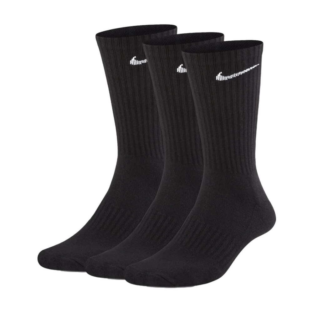 Nike Men's Black Everyday Cushioned Crew Socks