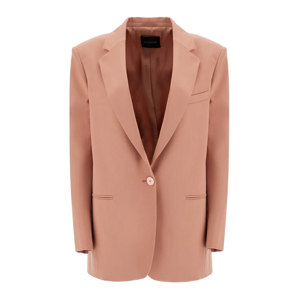 Andamane Donkerroze Elegant Synthetisch Blazer Brown Dames