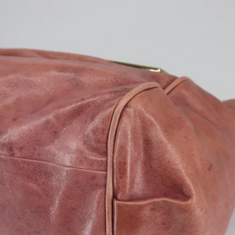 Chloé Pre-owned Leather handbags Pink Dames