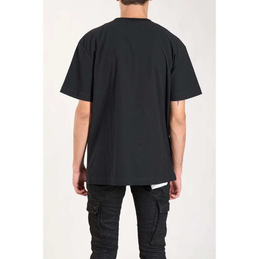 Purple Brand Vintage Logo Print T-shirt Black Heren