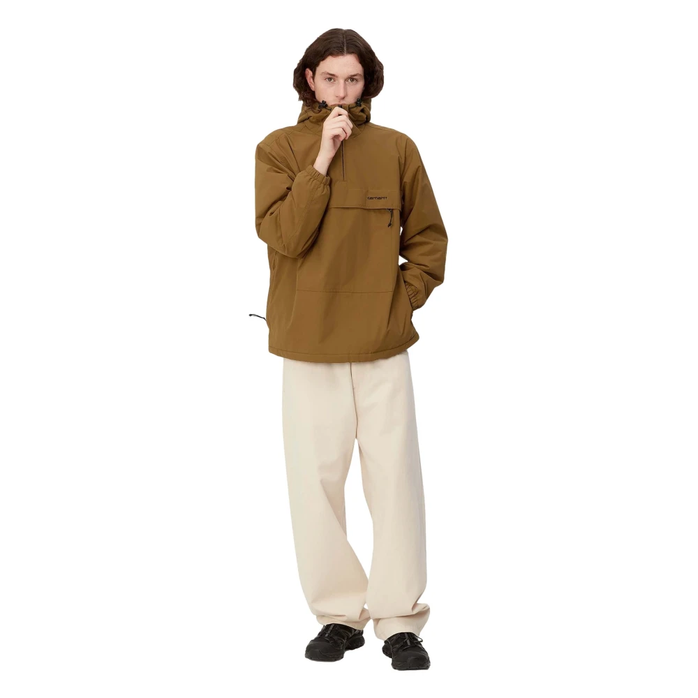 Carhartt WIP Windjack hoodie Brown Heren