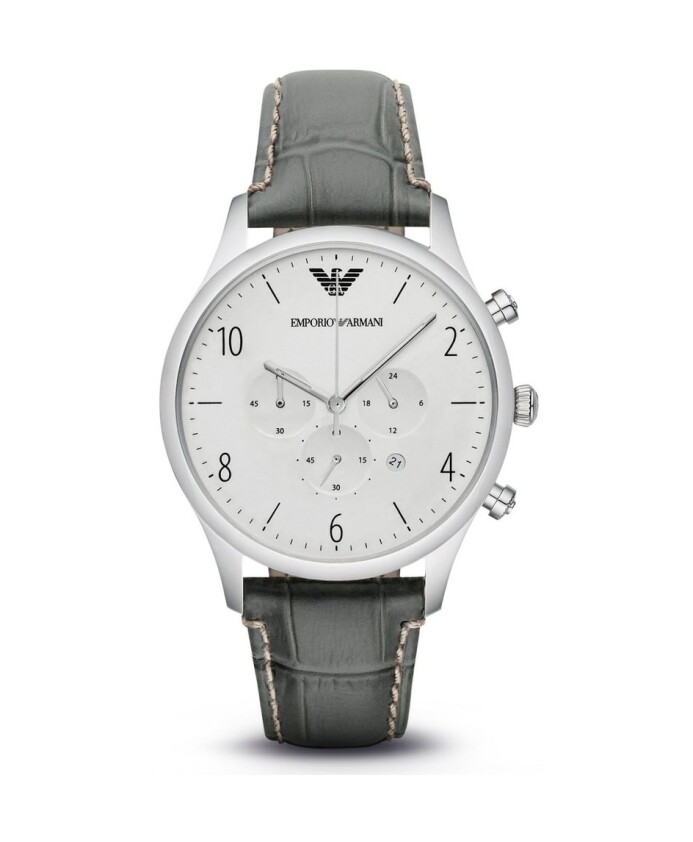 montre-analogique-en-cuir-vert-a-quartz