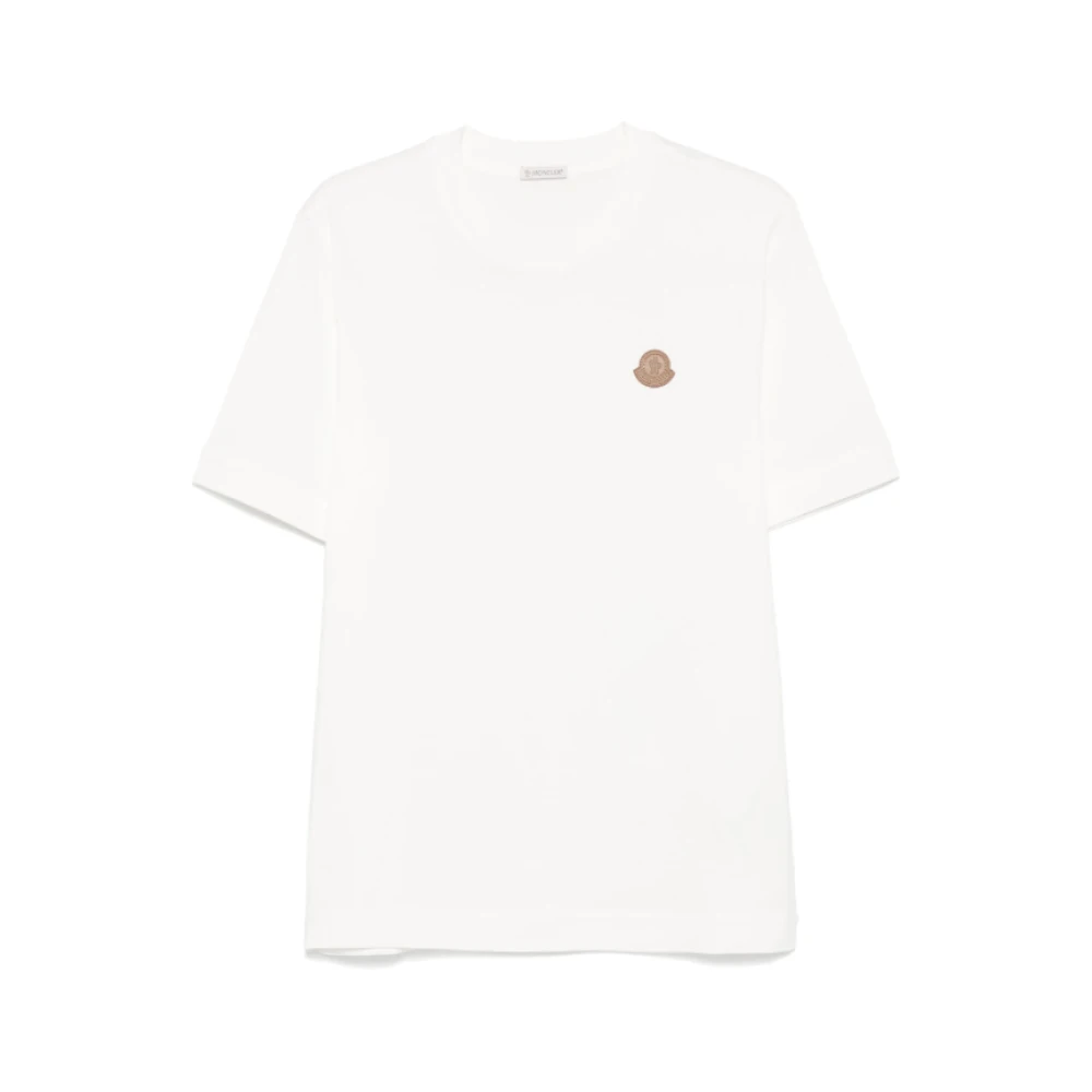 Moncler - Tops > T-Shirts - White - Moncler - Modalova