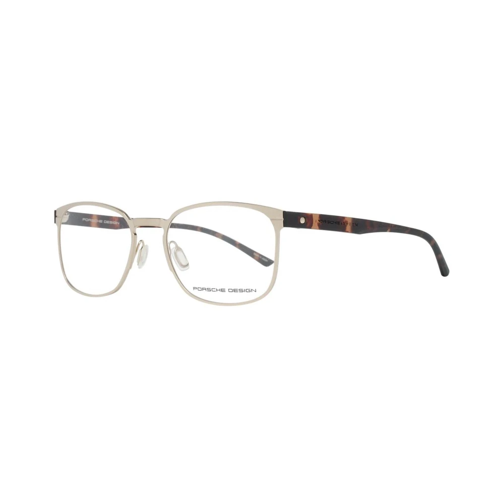 Porsche Design Men's Gold Titanium Rectangle Optical Frames