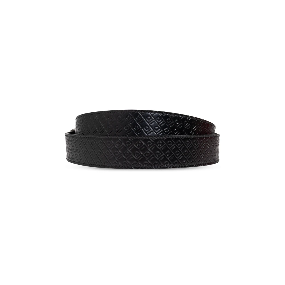 Salvatore Ferragamo Omkeerbare riem Black Heren