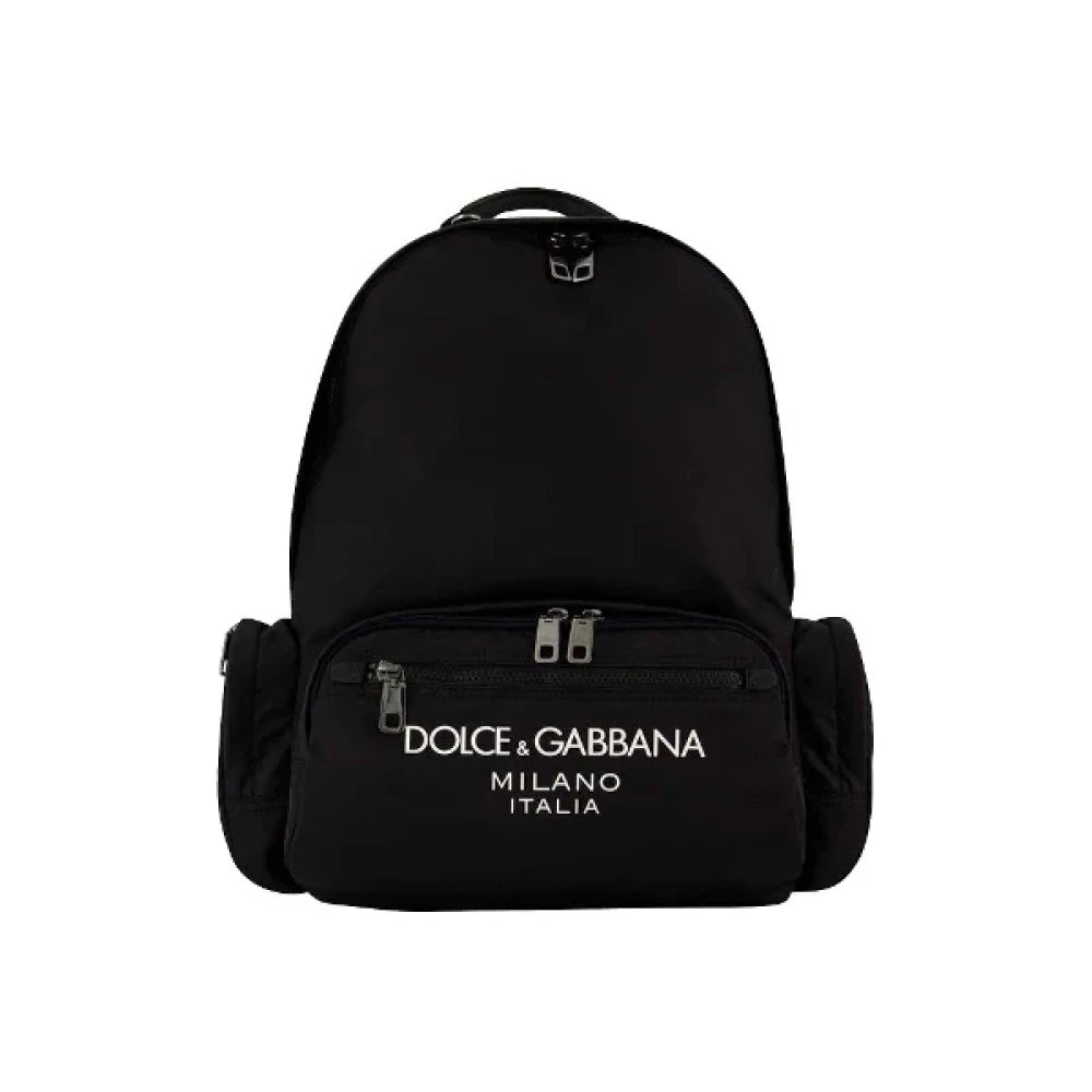 Dolce & Gabbana Fabric backpacks Black Dames