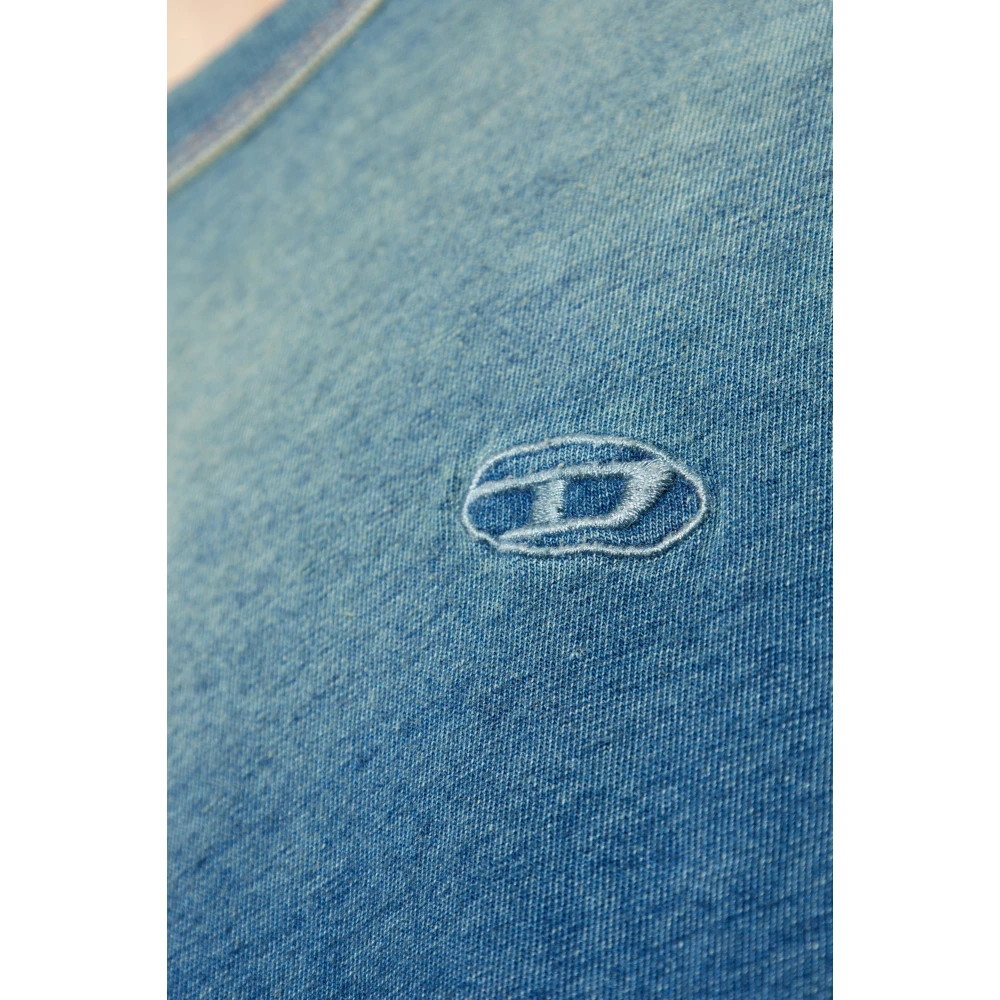 Diesel T-shirt T-Boxt-R11 Blue Heren