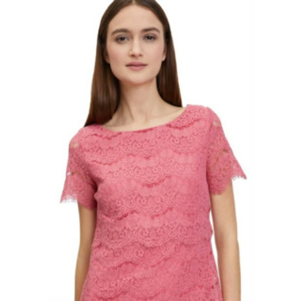 Vera Mont Roze Jurk Kort Pink Dames