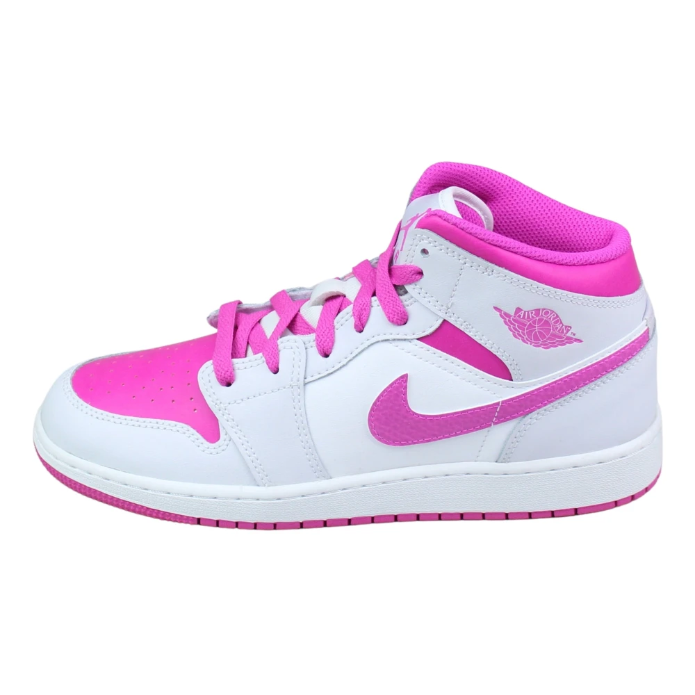 Jordan Fire Pink Mid-Top Sneaker Pink, Dam