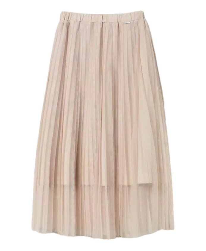 jupe-longue-en-polyester-avec-logo