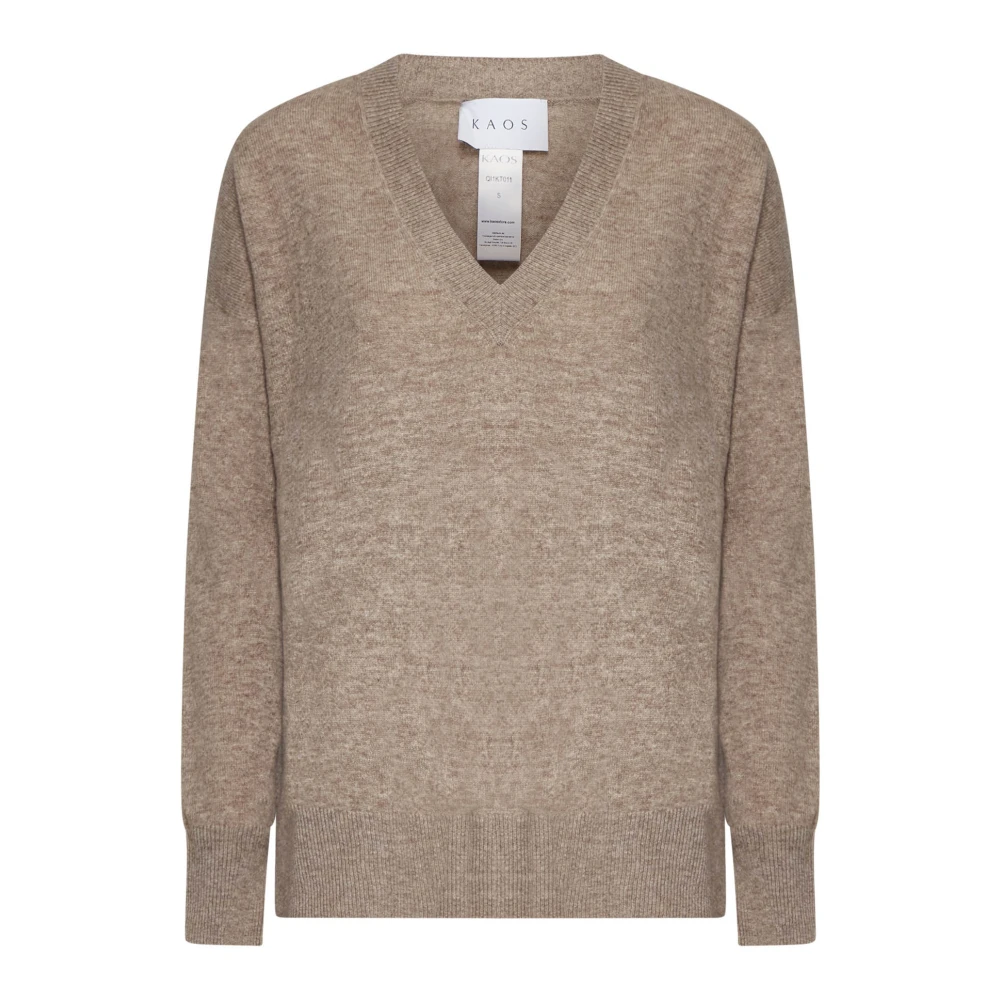 Kaos Dove Grey Sweaters Collectie Brown Dames